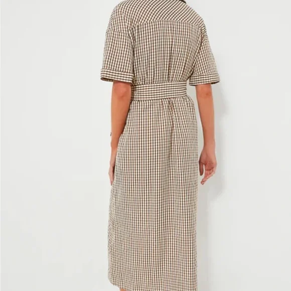 Tuckernuck Pomander Place Gingham Seersucker Zacara Dress - Picture 2 of 5